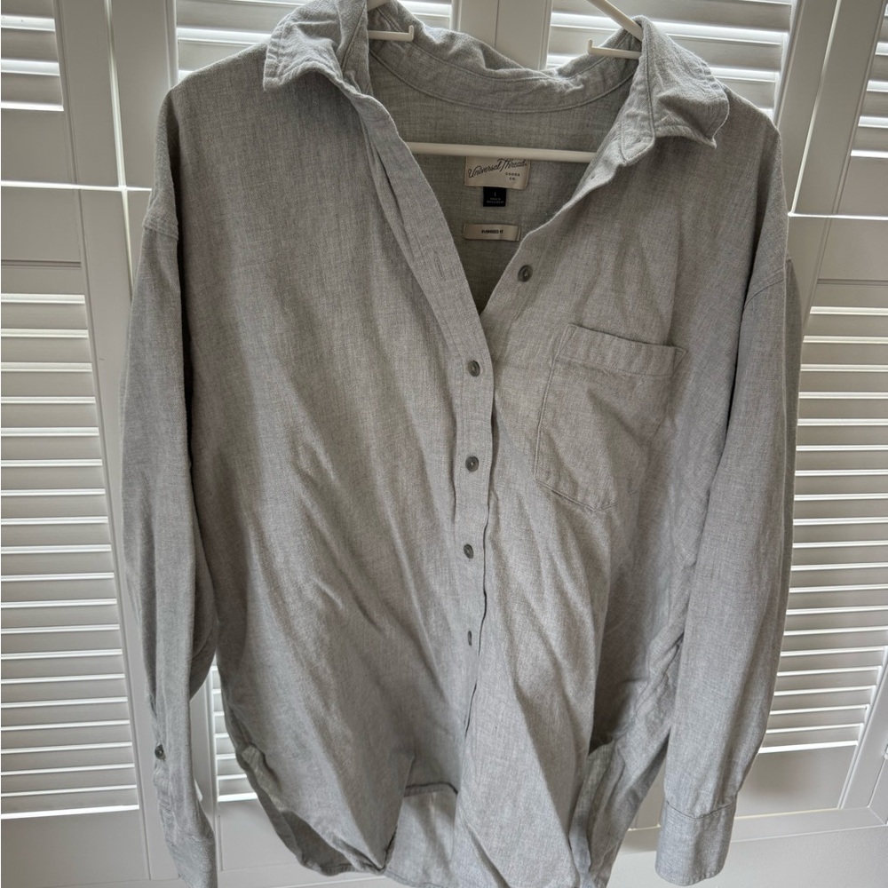 Barely worn target oversized button up